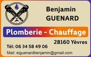 Benjamin Guenard - Plomberie et Chauffage Yèvres, Dépannage